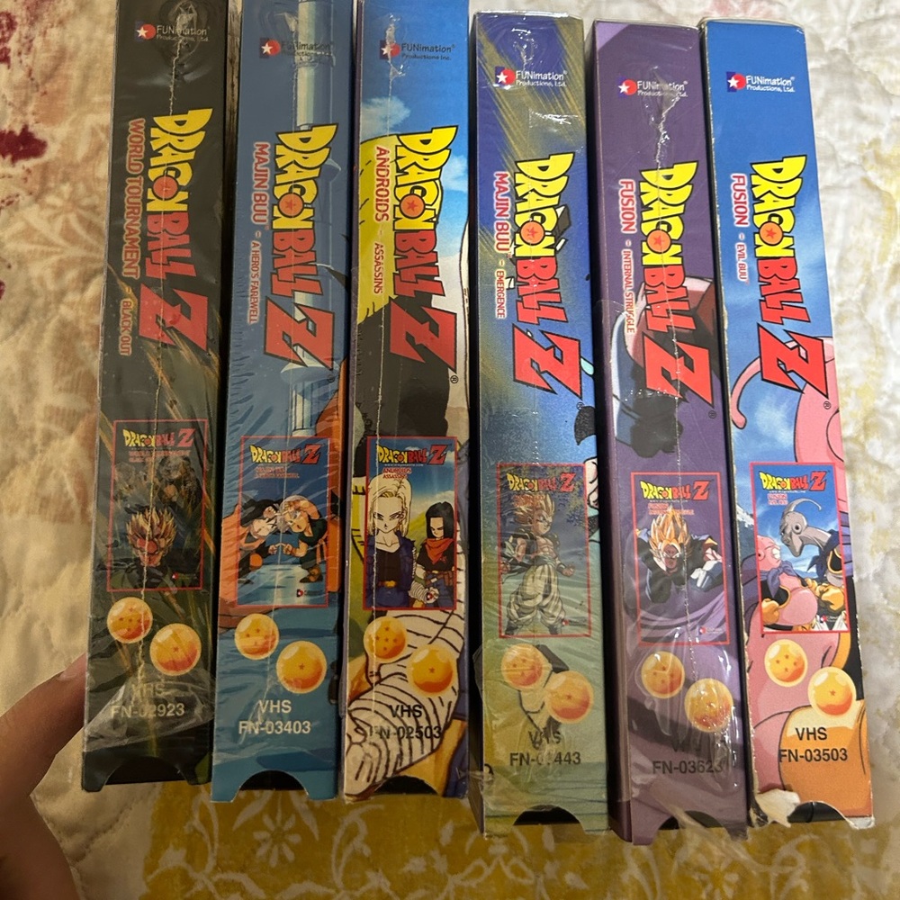 6 Dragon Ball z VCR movies